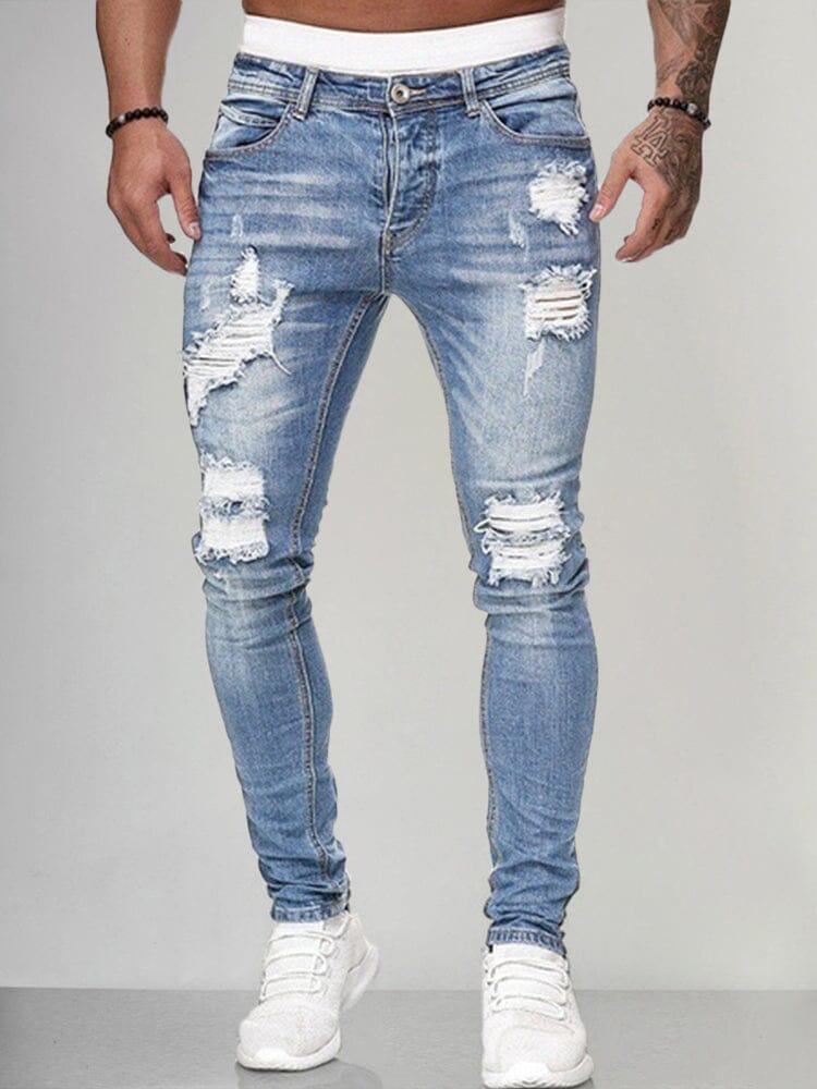 Slim Fit Torn Jeans
