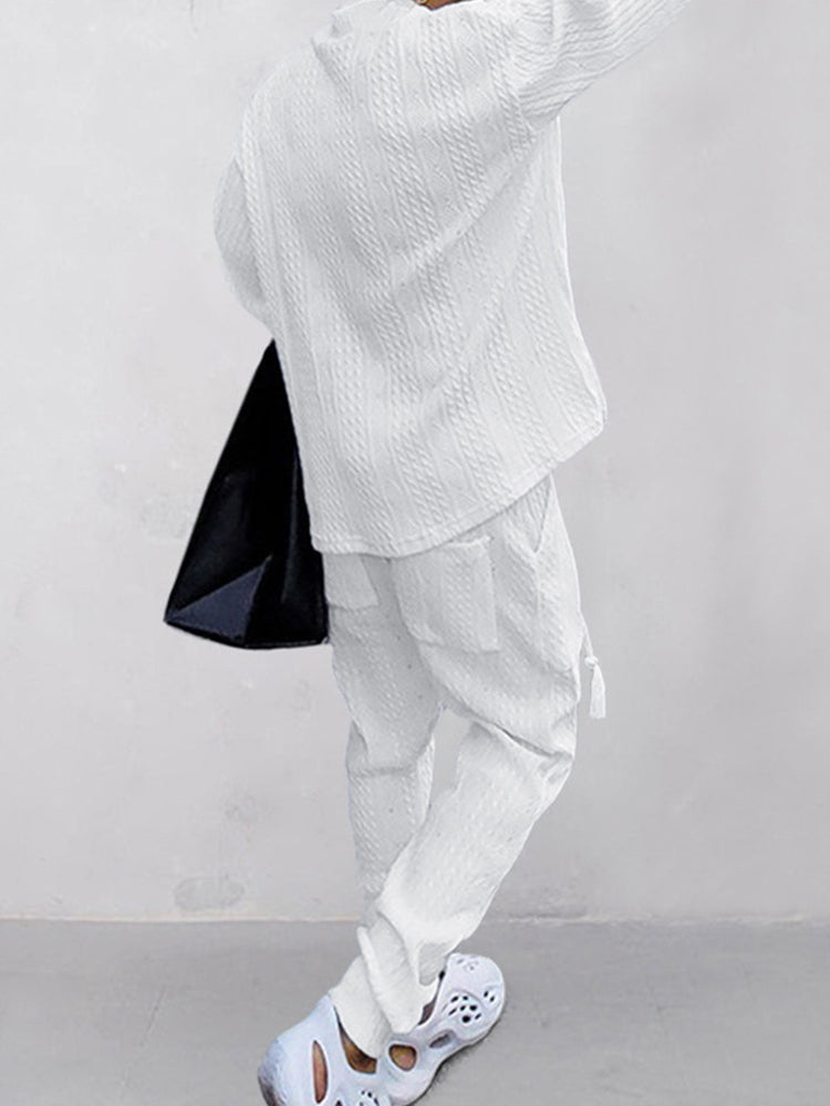 HOT SALE! Athleisure Cable Jacquard Set